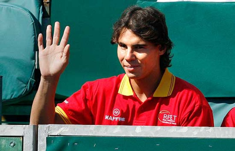 Nadal y Verdasco, junto a la 'Armada'