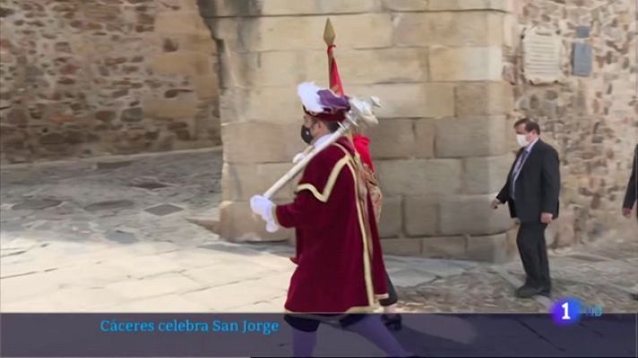 Noticias de Extremadura - Cáceres vuelve a celebrar a su patrón, San Jorge