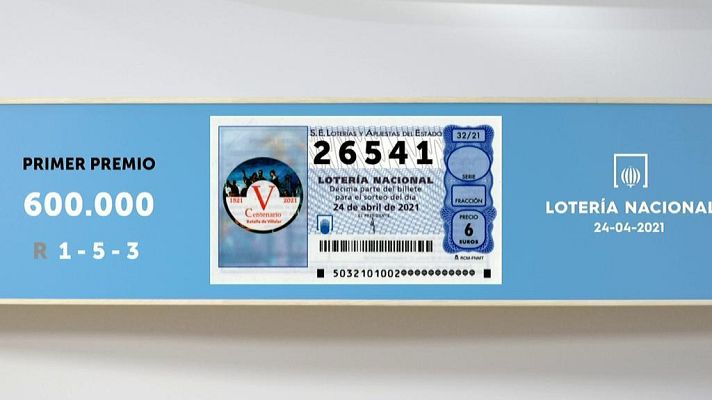 SELAE - Sorteo de la Lotería Nacional del 24/04/2021