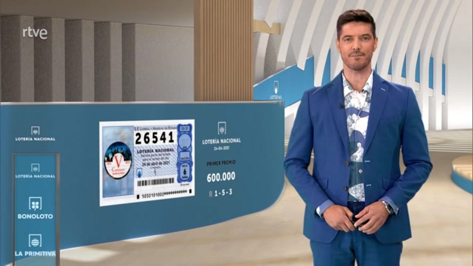 Sorteo de la Lotería Nacional del 24/04/2021 - ver ahora