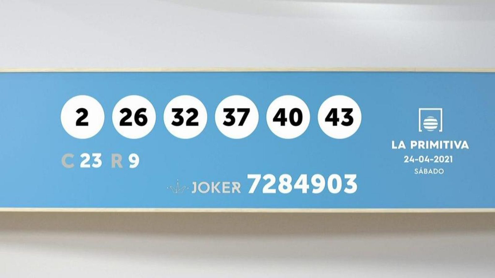 Sorteo de la Lotería Primitiva y Joker del 24/04/2021 - Ver ahora