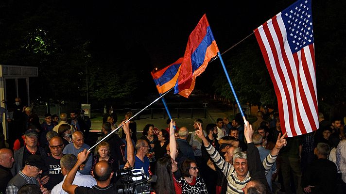 Telediario 1 - Biden es el primer presidente de EE.UU. en definir como genocidio la matanza de armenios por los otomanos en 1915