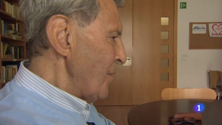 Telediario 1 - Videoconferencia en la residencia