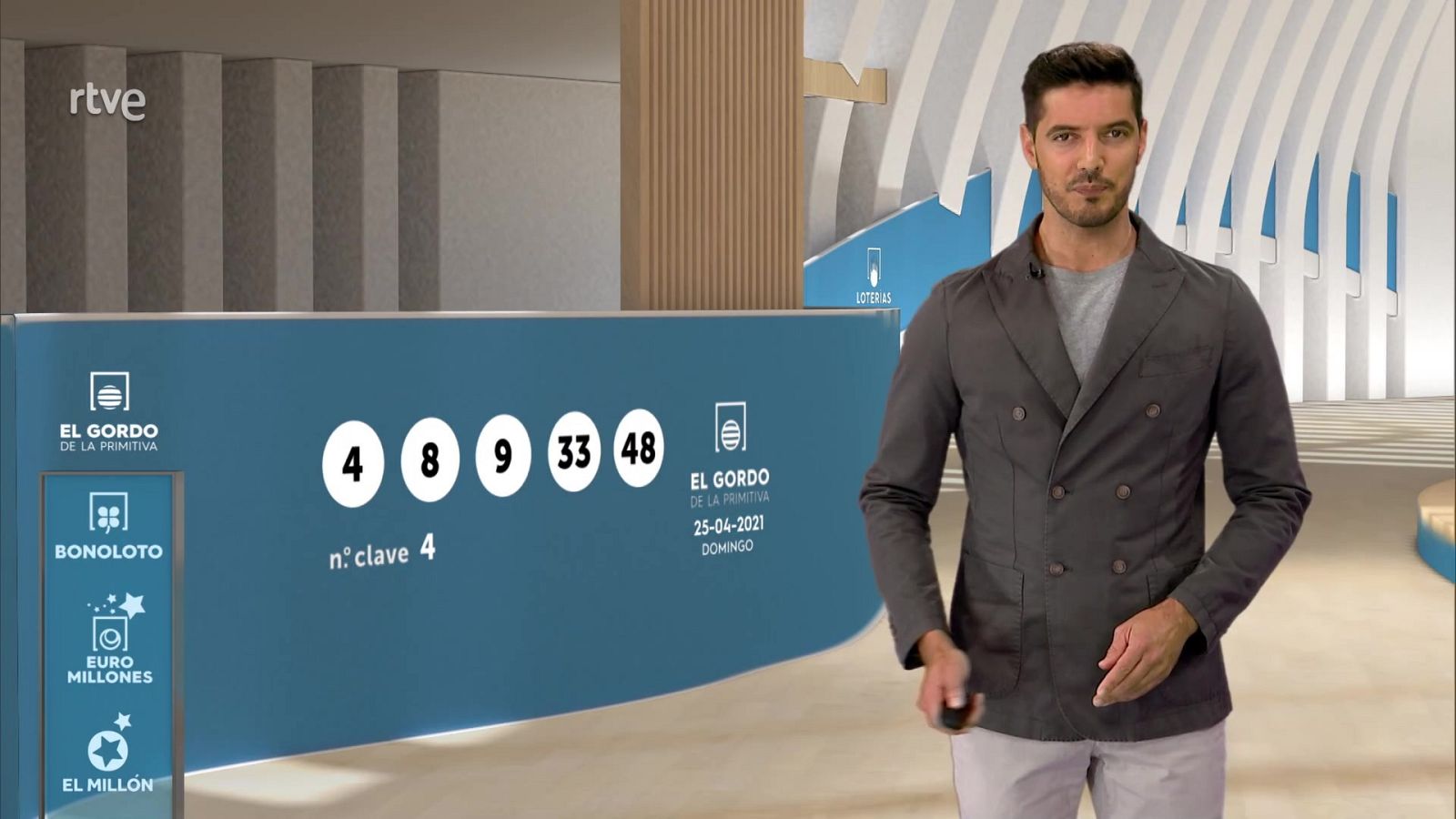 Sorteo de El Gordo de la Primitiva del 25/04/2021 - ver ahora