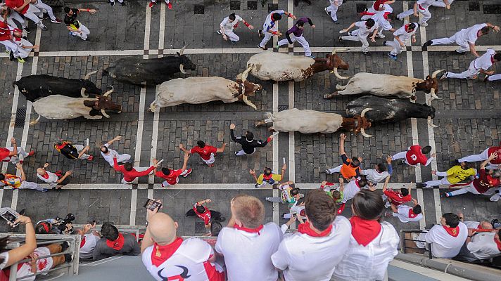 Telediario 1 - La pandemia vuelve a dejar a Pamplona sin Sanfermines