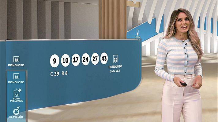 Loterías - Sorteo de la Bonoloto del 26/04/2021