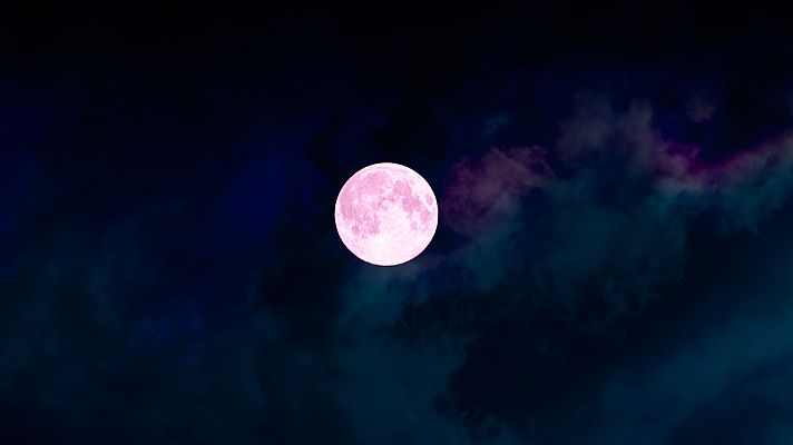 La hora de La 1 - Así es la "superluna rosa" o la "luna de huevo"
