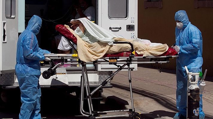 Telediario 1 - Chile lidera las vacunaciones en Latinoamérica aunque con una baja inmunidad media