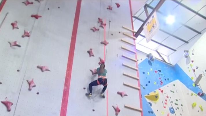 Telediario 1 - El futuro de la escalada de velocidad, en las manos de María Laborda
