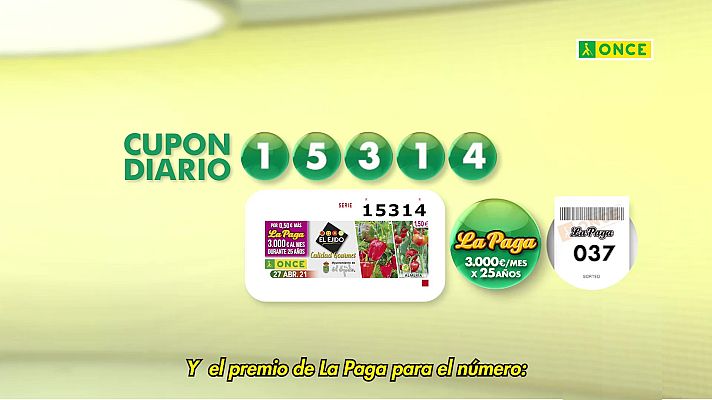 Sorteos ONCE - Sorteo ONCE - 27/04/21