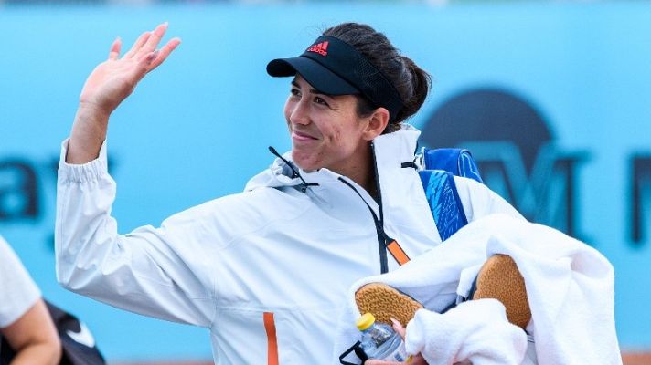 Telediario 1 - Garbiñe Muguruza y Paula Badosa debutan en el Mutua Madrid Open