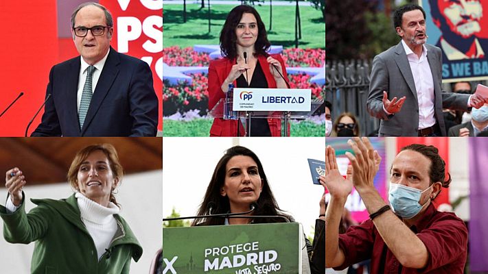 Telediario 1 - Los candidatos apuran los últimos días de campaña y llaman a la movilización el 4M