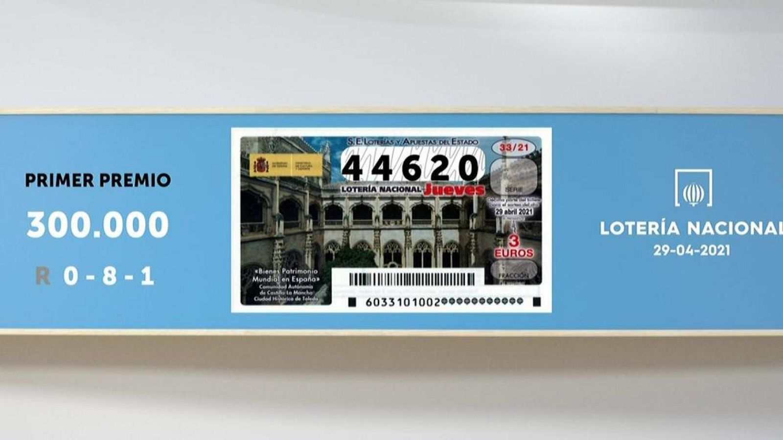 Sorteo de la Lotería Nacional del 29/04/2021 - Ver ahora