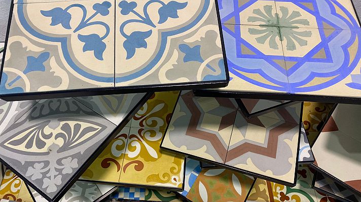 España Directo - Los mosaicos hidráulicos "made in" Barcelona