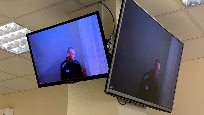 Telediario 1 - Así ha reaparecido Alexei Navalny tras pasar 24 días en huelga de hambre