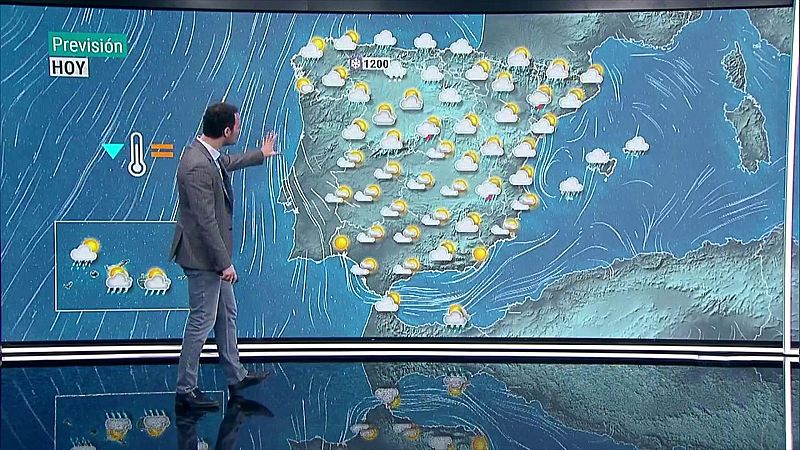 Chubascos en el norte peninsular y área mediterránea - El tiempo | Ver