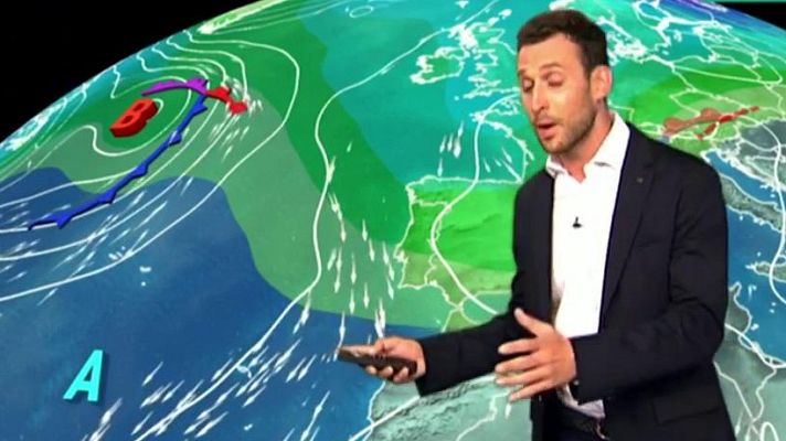 El tiempo - Lluvias en Cataluña y Baleares y ambiente soleado en la mitad sur de la península