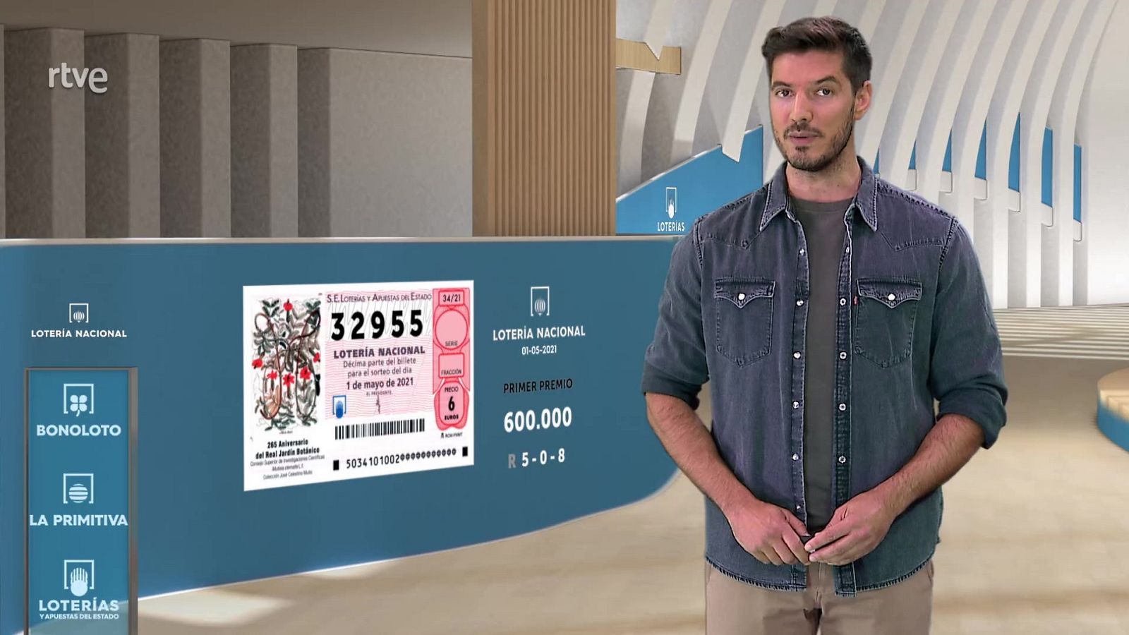 Sorteo de la Lotería Nacional del 01/05/2021 - ver ahora