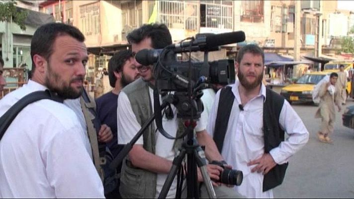 Telediario 1 - TVE rinde homenaje a los reporteros asesinados en Burkina Faso