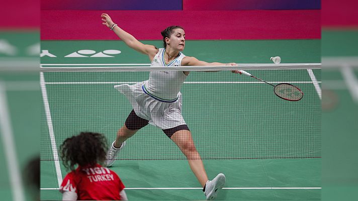 Bádminton - Campeonato de Europa. Semifinales: C. Marín - N. Yigit