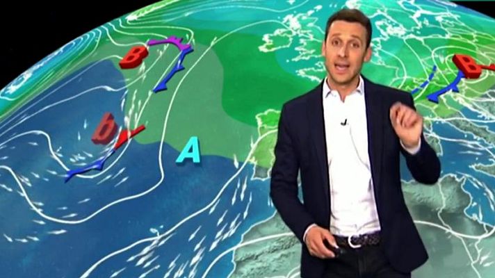 El tiempo - Poco nuboso y en sistema Central y zona del Mediterráneo posibles tormentas