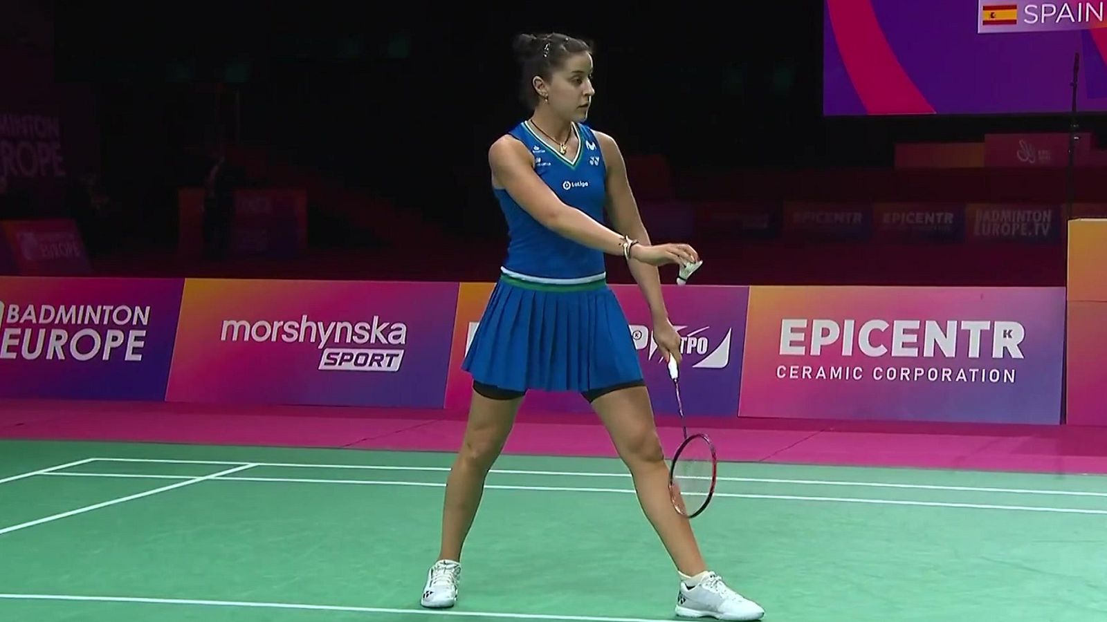 Bádminton - Campeonato de Europa. Final: Carolina Marín - Line Christophersen - ver ahora