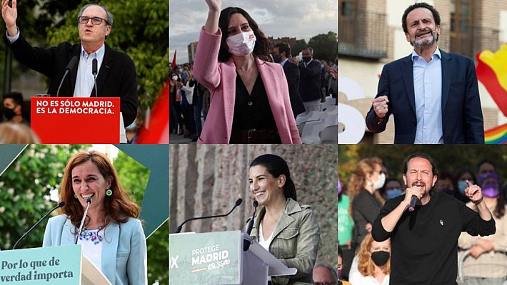 Telediario 1 - Los candidatos al 4M ponen fin a una campaña muy tensa y crispada que marcará la política nacional