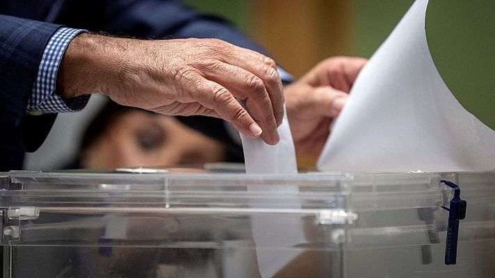Telediario 1 - Elecciones madrileñas del 4M, en día laborable y con medidas anti COVID
