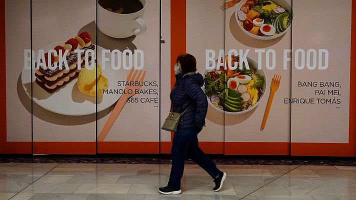 Telediario 1 - Los españoles descartan una recuperación económica rápida