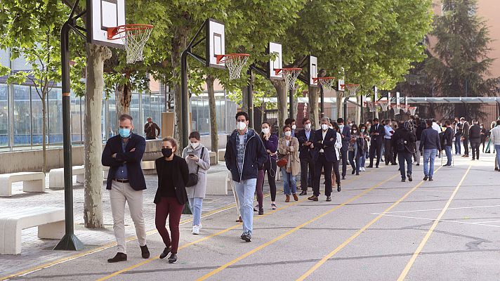 Informativo 24h - La participación alcanza el 28,44% a la 13:00, más de dos puntos por encima de 2019