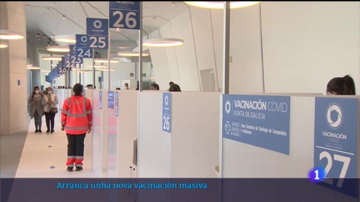 Telexornal - Galicia - Equipos duplicados para administrar máis de 240.000 doses esta semana