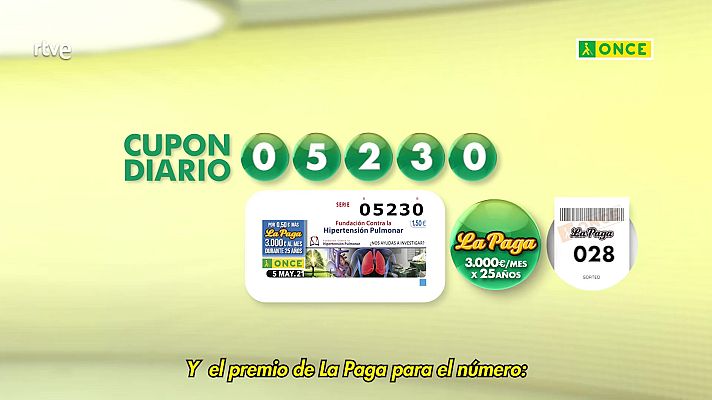 Sorteos ONCE - Sorteo ONCE - 05/05/21