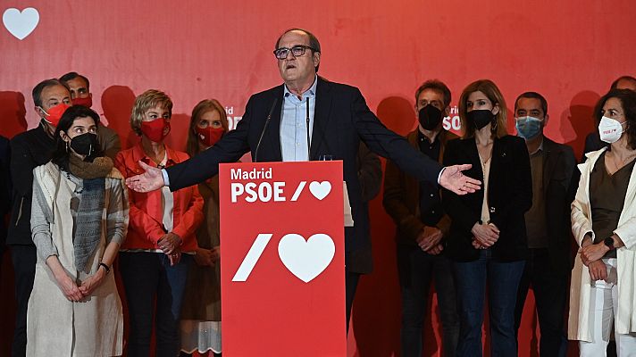 Telediario 1 - Sánchez reúne a la dirección nacional del PSOE para analizar los resultados electorales de Madrid