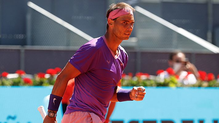 Tenis - Así ha sido el punto ganador de Rafa Nadal ante Popyrin en el Mutua Madrid Open
