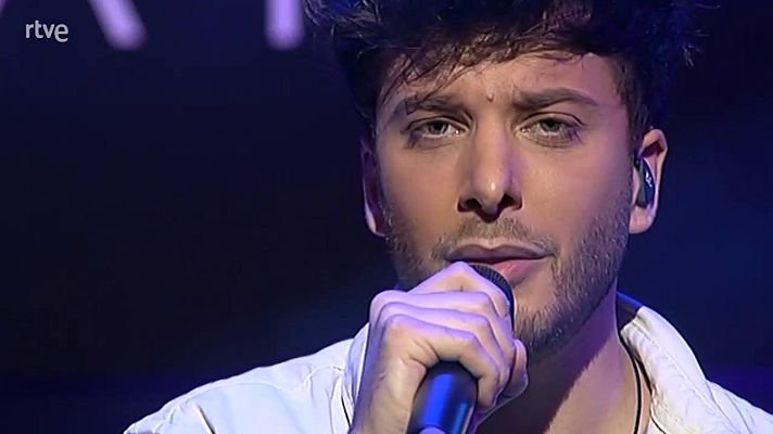 Eurovisión - Actuación de Blas Cantó de "Él no soy yo" e "In your bed"