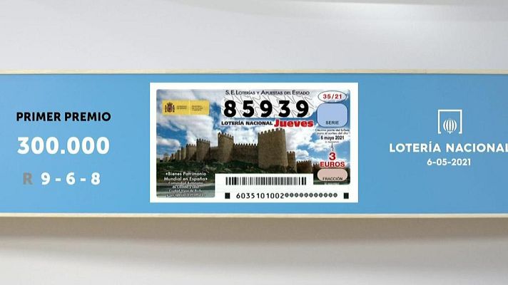 SELAE - Sorteo de la Lotería Nacional del 06/05/2021