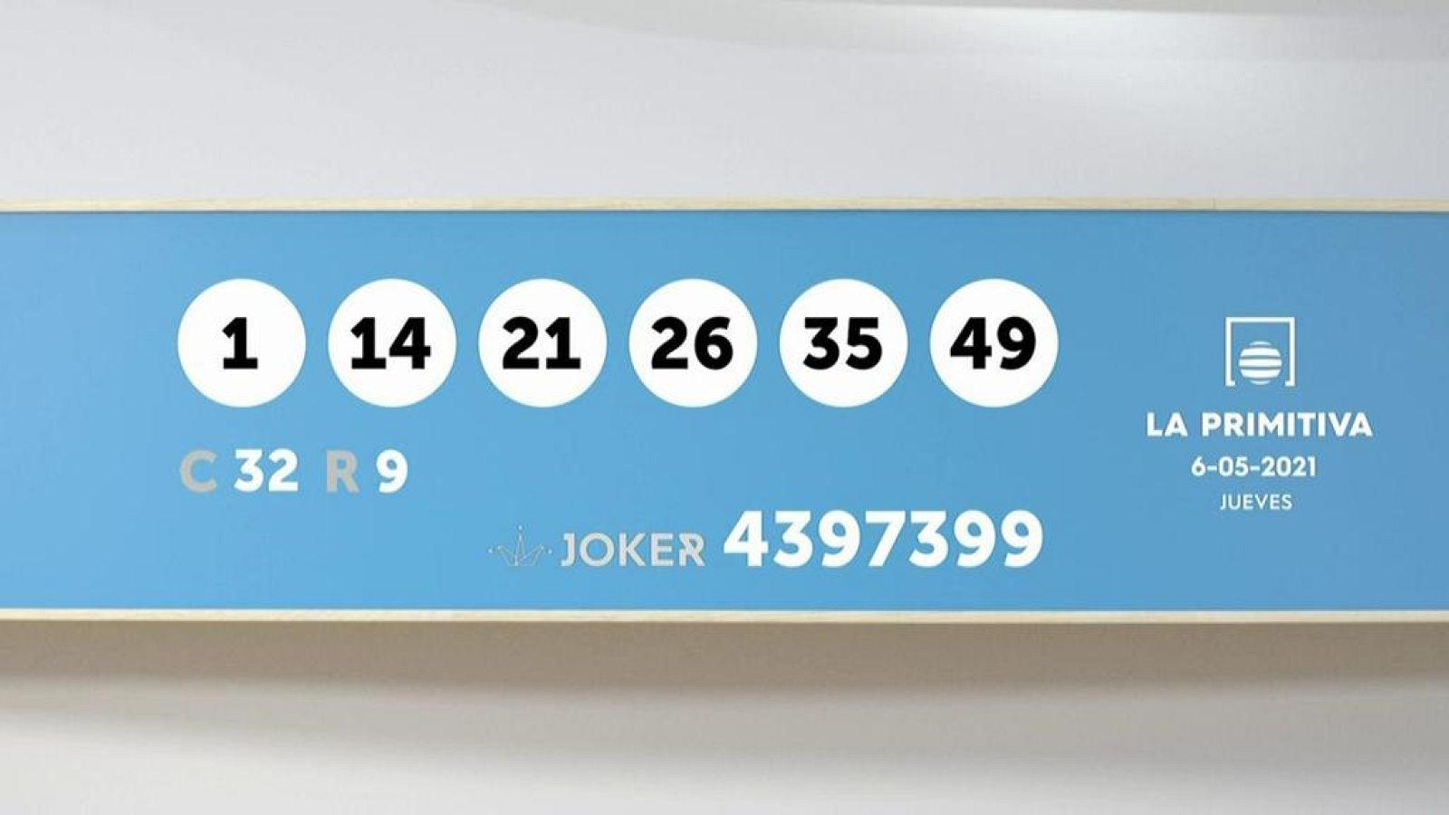 Sorteo de la Lotería Primitiva y Joker del 06/05/2021 - Ver ahora