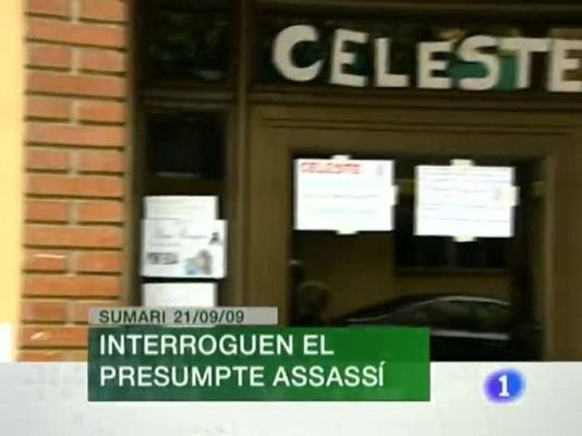 L'informatiu - Comunitat Valenciana - L'informatiu Comunitat Valenciana - 21/09/09