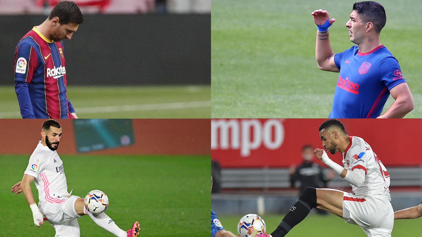 Barça - Atlético y Madrid - Sevilla, doble duelo en Liga | Ver