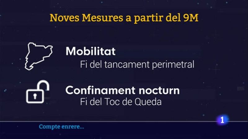 El Govern comença a relaxar les restriccions a partir de diumenge