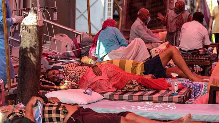 Telediario 1 - La situación epidemiológica en la India sigue siendo de extrema preocupación