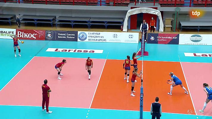 Voleibol - Clasif. Cto. Europa Femenino. 2ª jornada: España - Grecia