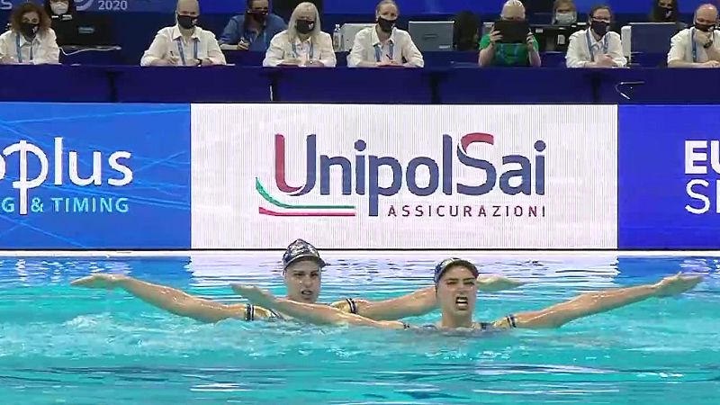 Natación artística - Campeonato de Europa. Final Técnica Dúos - ver ahora