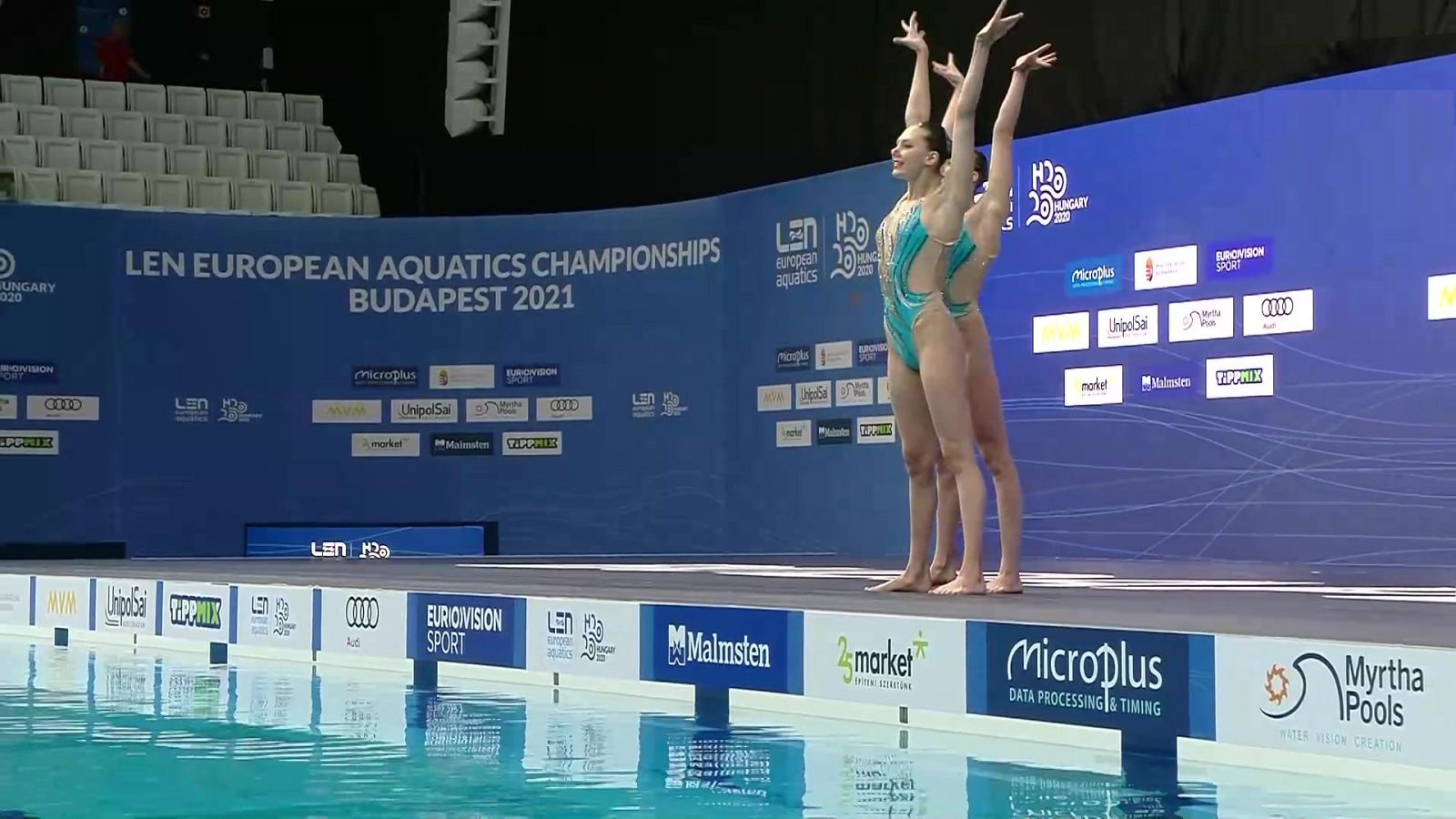 Natación artística - Campeonato de Europa. Preliminares Libre dúos - ver ahora