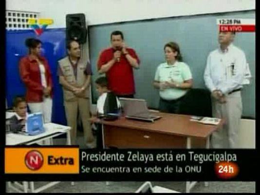  - Chávez alaba la postura de Zelaya