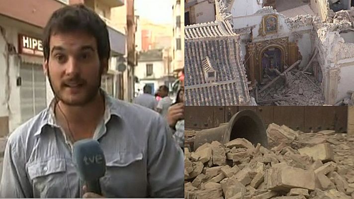 España Directo - Hablamos con el reportero que vivió en directo el terremoto