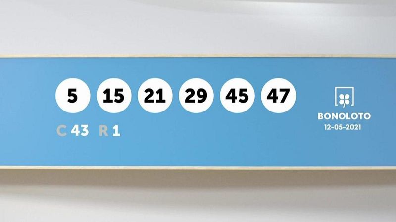Sorteo de la Lotería Bonoloto del 12/05/2021 - Ver ahora