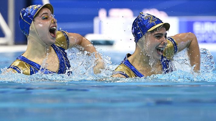 Natación - Sexto puesto para el dúo técnico español en el Europeo de Budapest