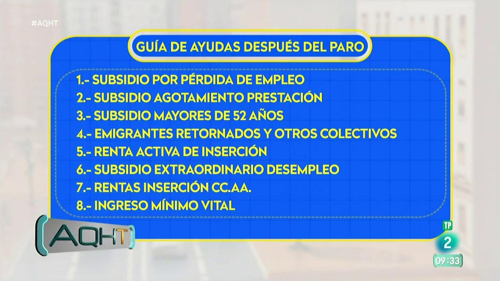 Unificar las ayudas por desempleo en un subsidio - Aquí hay trabajo | Ver