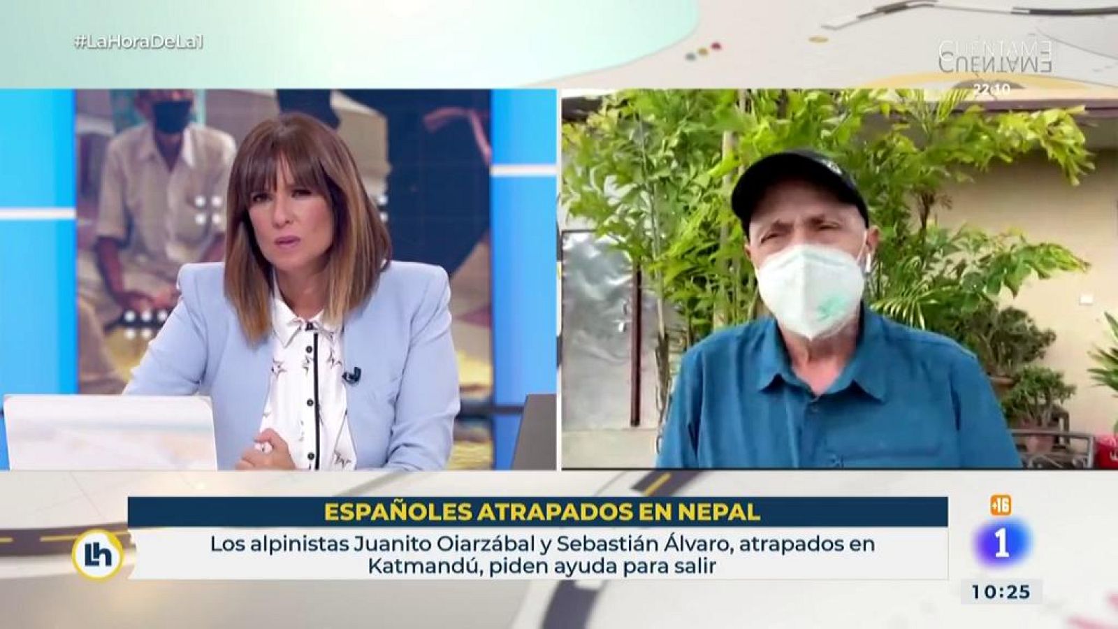 Sebastián Álvaro y Juanito Oiarzabal: "el objetivo es volver todos sanos y salvos" - La hora de La 1 | Ver